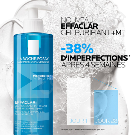 La Roche-Posay Effaclar Gel Moussant Purifiant - 400 ml