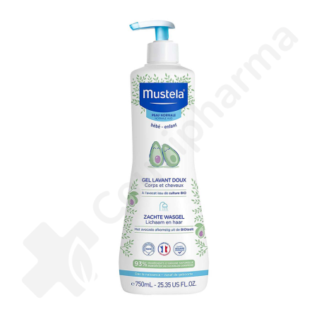 Mustela Gel Lavant Doux Corps et Cheveux Bébé & Enfant - 750 ml