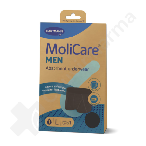 Molicare Men Lavable Sous-Vêtement Absorbant 1 Goutte - LARGE