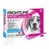 Frontline Protect Spot-On Oplossing Honden M 10-20 kg - 3 pipettes van 2 ml