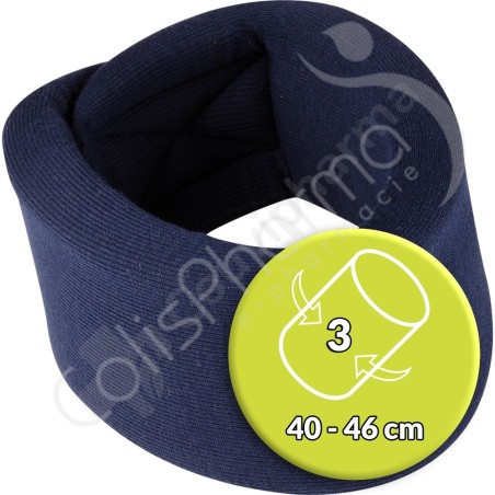 Thuasne Collier Cervical Ortel C1 Anatomic Bleu - Hauteur 9 cm - Taille 3