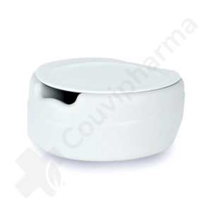 Rehausse-WC en mousse injecté avec couvercle - 1 pièce