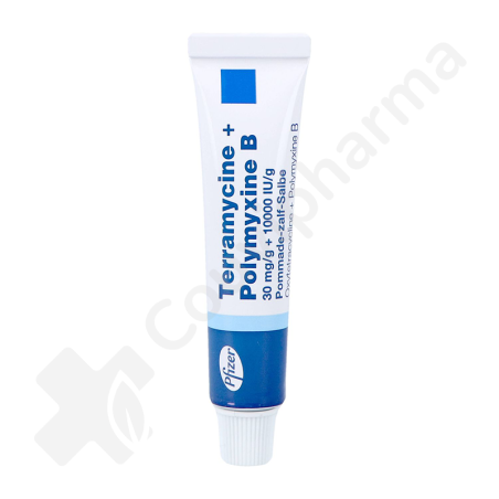 Terramycine 30 mg/g + Polymyxine B 10000 IU/g - Pommade dermique 15 g
