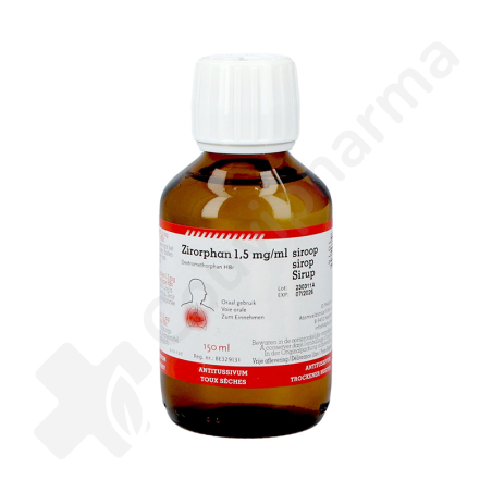 Zirorphan 1,5 mg/ml Toux Sèche - Sirop 150 ml