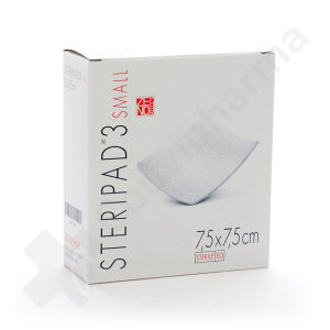 Steripad 1 Small Stérile 7,5x7,5 cm - 20 compresses