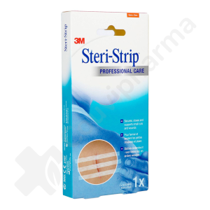 Steri-Strip 3M Professional Care 6 mm x 10 cm - 10 strips de sutures adhésives