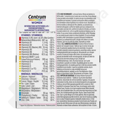 Centrum Women - 30 comprimés