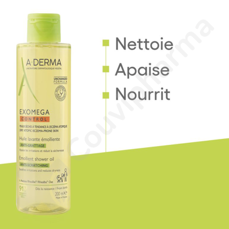 A-Derma Exomega Control Huile émolliente - 200 ml