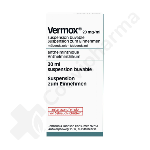 Vermox Suspensie Voor Oraal Gebruik 2% - 30 ml