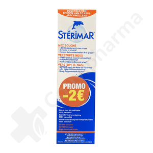 Stérimar Hypertonique Nez Bouché - Spray nasal 100 ml - PROMO -2€