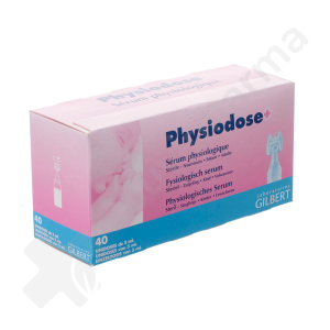 Physiodose Sérum physiologique - 40 unidoses de 5 ml