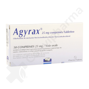 Agyrax 25 mg - 50 comprimés