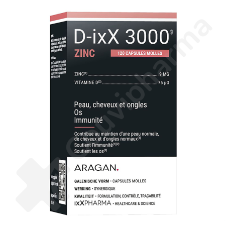 D-ixX 3000 Zinc - 120 gélules