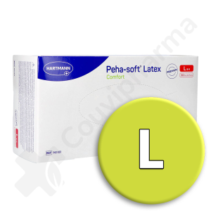 Peha-Soft Gants Latex Comfort Large - 100 gants