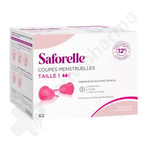 Saforelle Coupes Menstruelles Taille 1 - 2 pièces