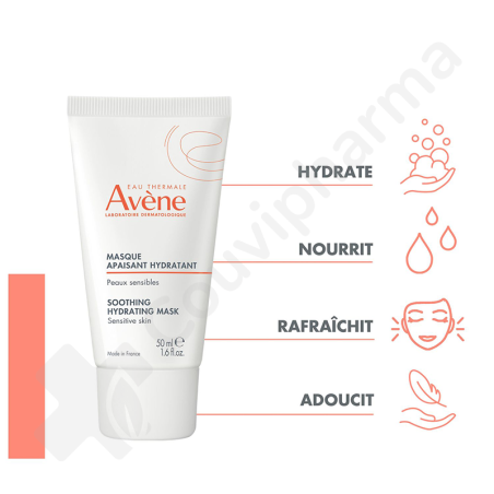 Avène Masque Apaisant Hydratant - 50 ml