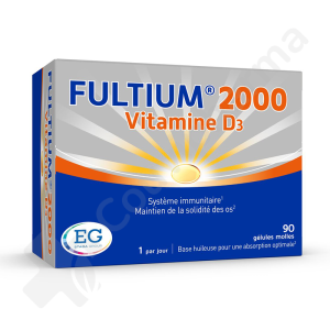 Fultium Vitamines D3 2000 UI - 90 capsules