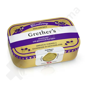 Grether's Pastilles Pour La Gorge Myrtille Sans Sucre - 110 g