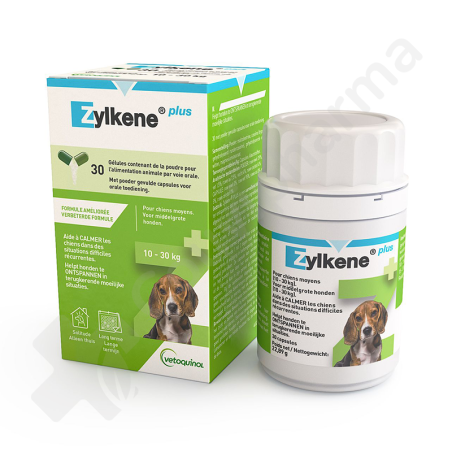 Zylkene 225 mg 10kg - 30kg - 30 gélules