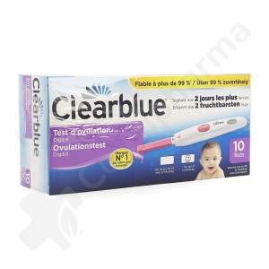 Clearblue Test d'ovulation digital - 10 pièces