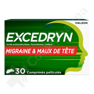 Excedryn Migraine & Maux de Tête - 30 comprimés