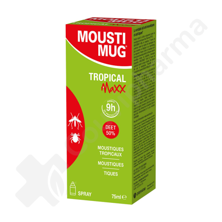 Moustimug Tropical Maxx Spray 50% DEET - 75 ml