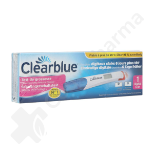 Clearblue Test Digital de Grossesse Ultra Précoce - 1 pièce
