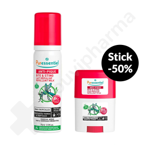 Puressentiel Anti-pique Tropical Lait + Stick - 75 ml + 20 ml - PROMO stick à -50%