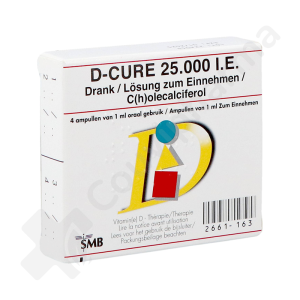D-Cure 25 000 UI - 4 ampoules