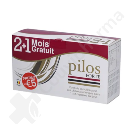 Pilos Forte - 2 x 30 capsules + 30 gratis capsules (PROMO - 5€)