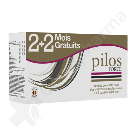 Pilos Forte - 4 x 60 capsules PROMOPACK (2+2 mois gratuits)