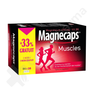 Magnecaps Muscles - 84 capsules + 28 gratuites