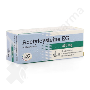 Acetylcysteine EG 600 mg - 10 comprimés effervescents