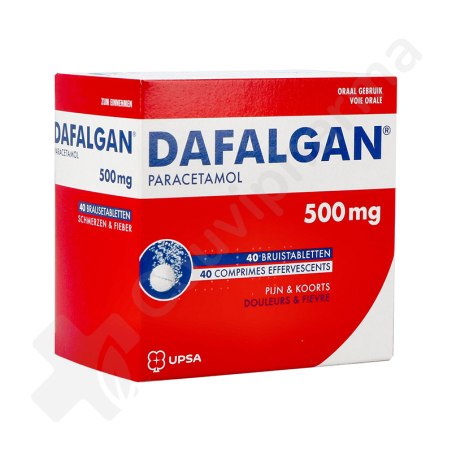 Dafalgan 500 mg - 40 comprimés effervescents Dafalgan 500 mg - 40 comprimés effervescents