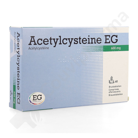 Acetylcysteine EG 600 mg - 60 comprimés effervescents