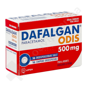 Dafalgan Odis 500 mg - 16 comprimés orodispersibles
