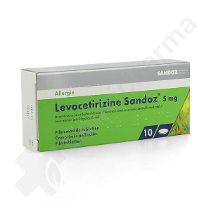 Levocetirizine Sandoz 5 mg - 10 comprimés