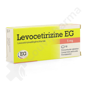 Levocetirizine EG 5 mg - 10 comprimés
