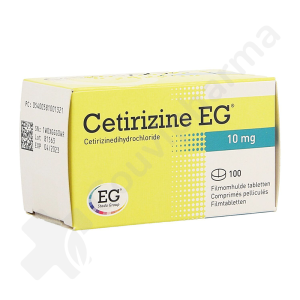 Cetirizine EG 10 mg - 100 comprimés