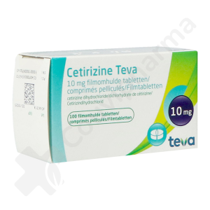 Cetirizine Teva 10 mg - 100 comprimés
