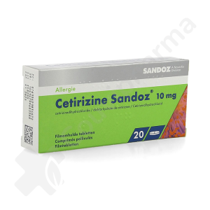 CetiSandoz 10 mg - 20 comprimés