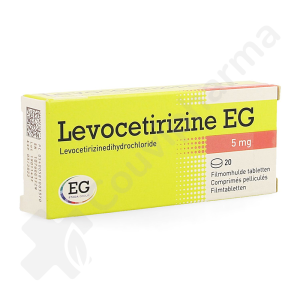 Levocetirizine EG 5 mg - 20 comprimés