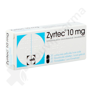 Zyrtec 10 mg - 20 comprimés
