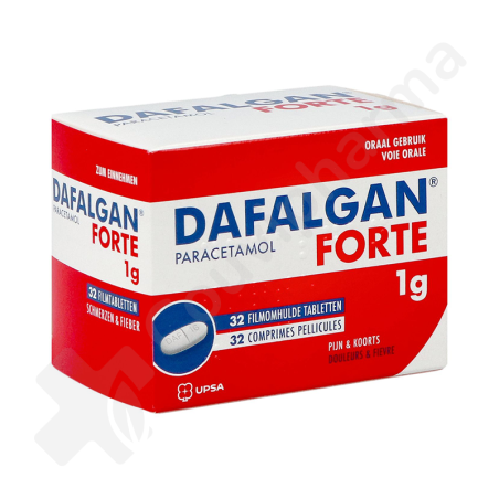 Dafalgan Forte 1 g - 32 comprimés Dafalgan Forte 1 g - 32 comprimés