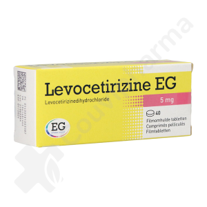 Levocetirizine EG 5 mg - 40 comprimés