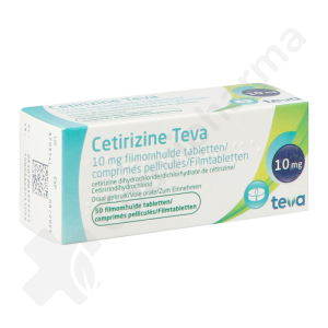 Cetirizine Teva 10 mg - 50 comprimés