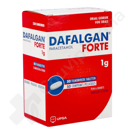 Dafalgan Forte 1 g - 50 comprimés Dafalgan Forte 1 g - 50 comprimés