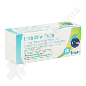 Cetirizine Teva 10 mg - 7 comprimés