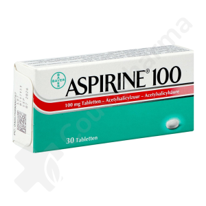 Aspirine 100 mg - 30 comprimés