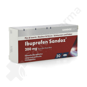 Ibuprofen Sandoz 200 mg - 30 tabletten